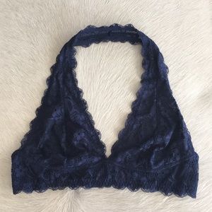 Free People lace halter bralette